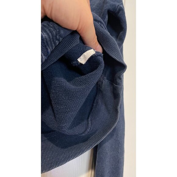 Vtg Y2K Forever 21 Womens Distressed Cropped Hoodie Size S Grunge Indie Punk 90s - Picture 11 of 13